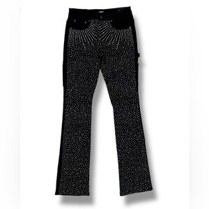 Kindred Rhinestone Denim Jeans Black